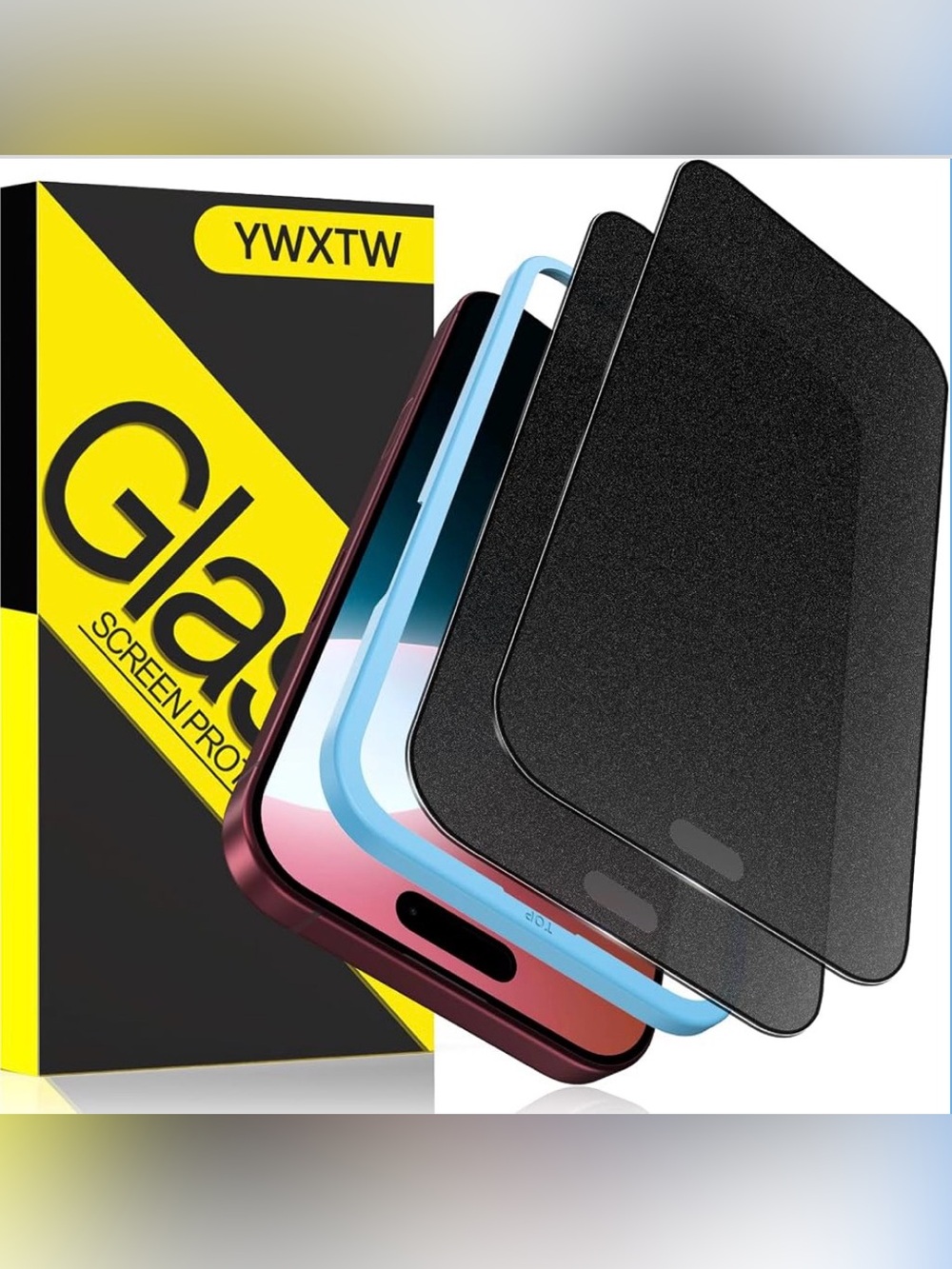 2-Pack Matte Privacy Screen Protectors for iPhone 18 Pro Max
